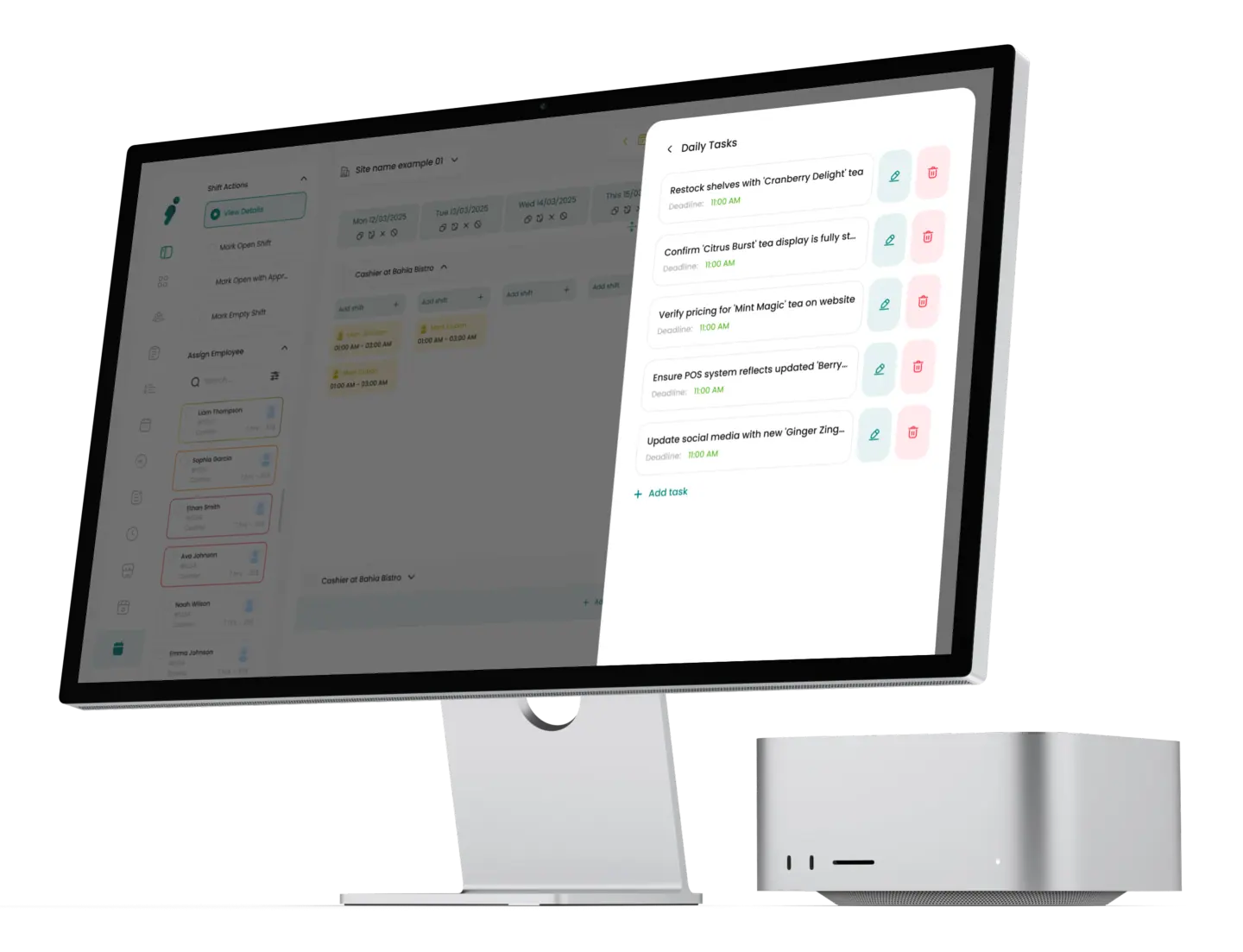 Shift Tasks