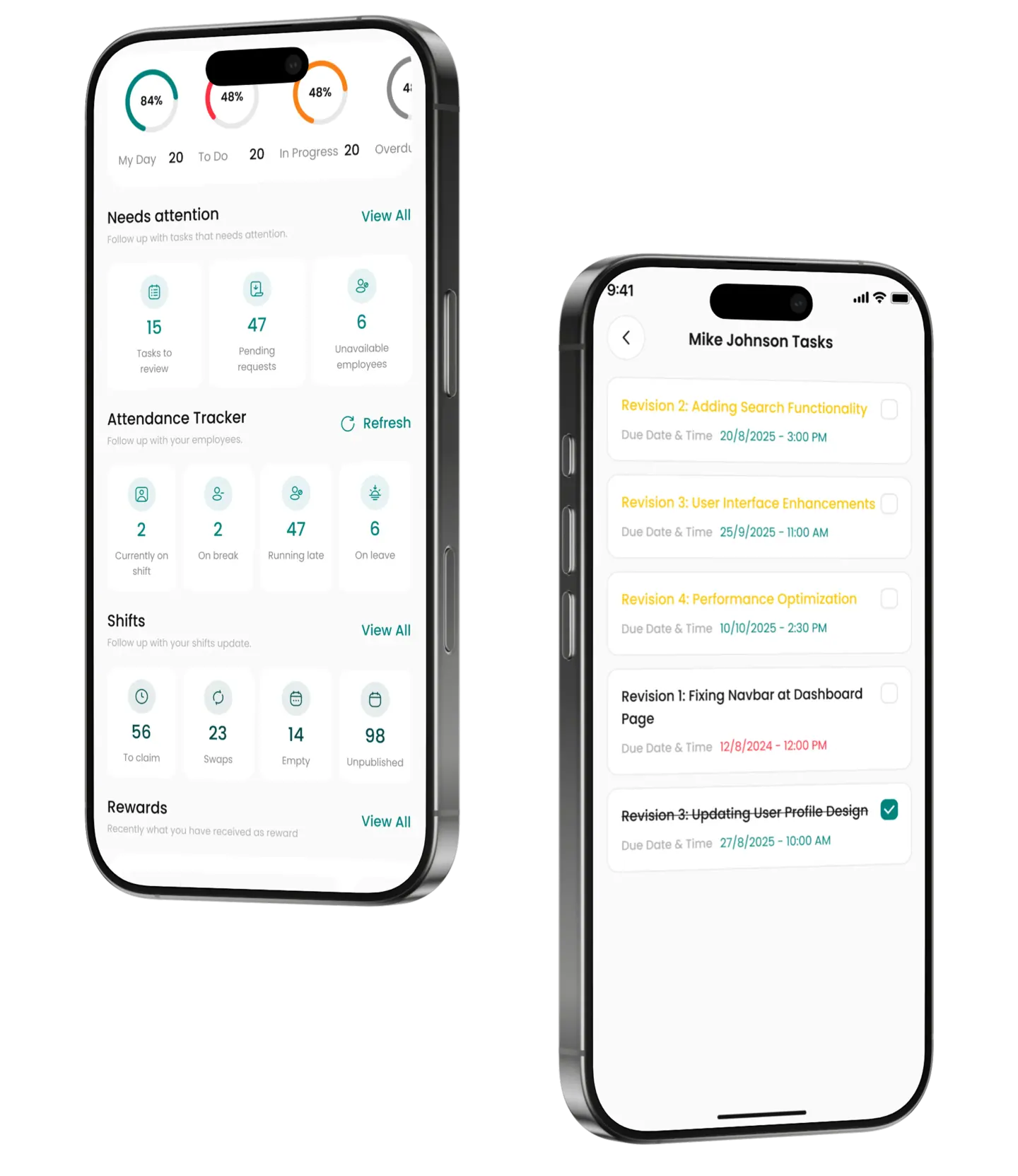Review tasks when needed—keep rewards credible.