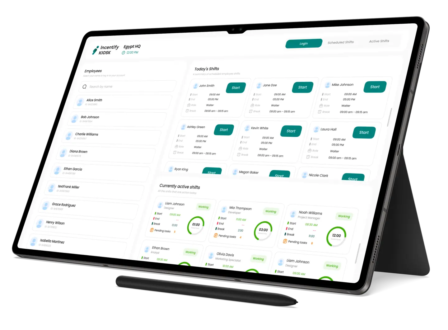 Built for shared devices and frontline sites.